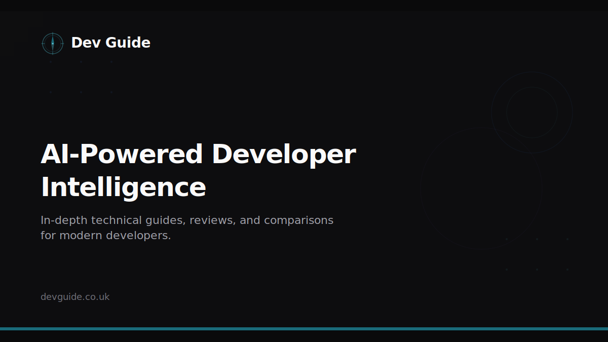 Dev Guide — AI & Developer Intelligence